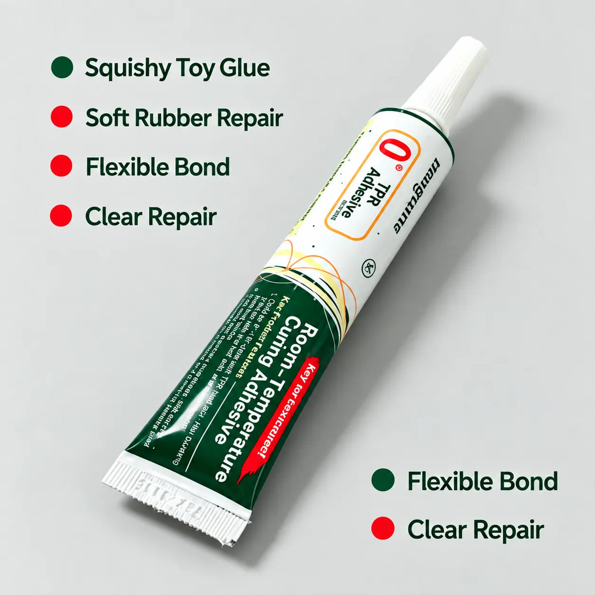 Instant TPR & Squishy Toy Repair Gel – Flexible, Clear & Seamless Waterproof Bond
