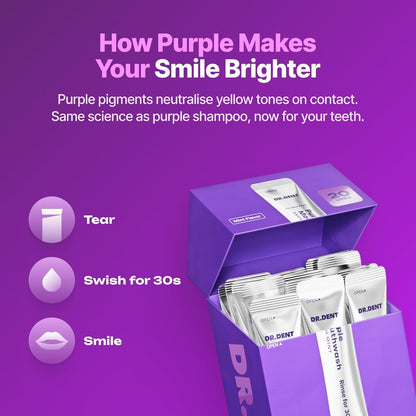 【Limited Time Buy 3 Get 1 Free】30-Second Purple Mouthwash Sachets