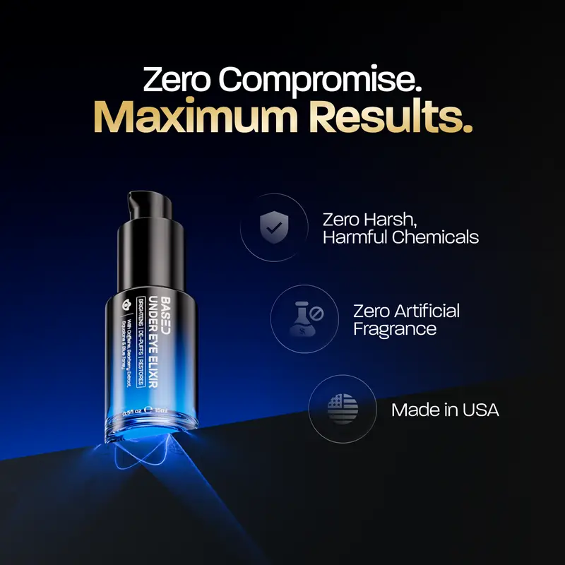 Revitalize & De-Puff Eye Elixir - Instant Hydration, Dark Circle Defense & Deep Restoration