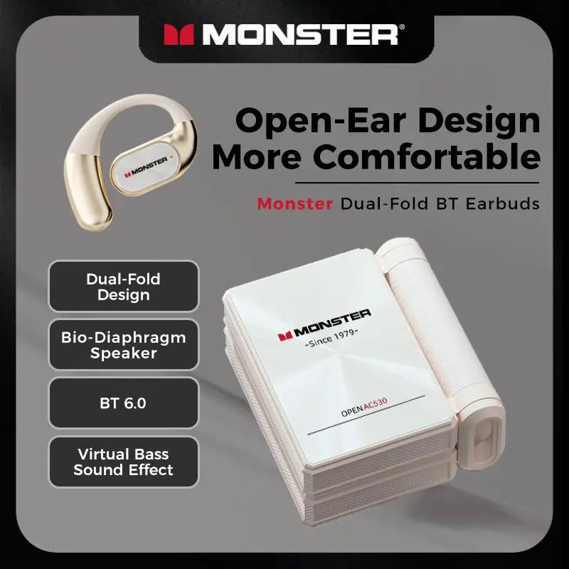 Ultra-Comfort Open-Ear Wireless Earbuds with Immersive HD Audio