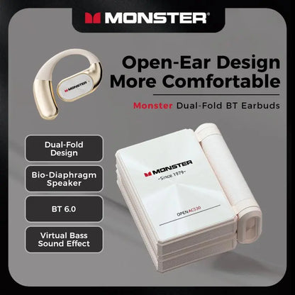 Ultra-Comfort Open-Ear Wireless Earbuds with Immersive HD Audio