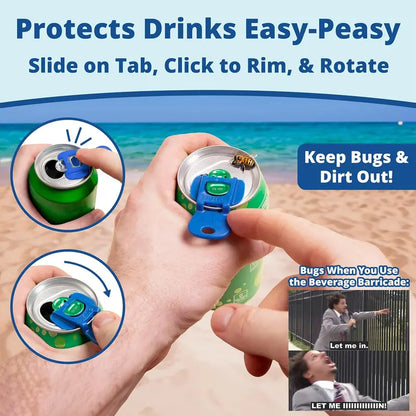 Universal Can Protector Caps & Easy Pull Tab Opener