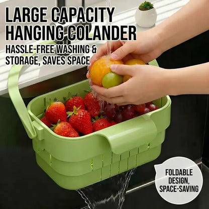 Foldable Kitchen Sink Strainer Basket for Quick Food Catching