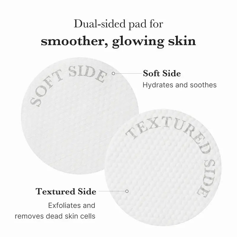 AHA/BHA Dual-Textured Pore Tightening & Exfoliating Facial Pads