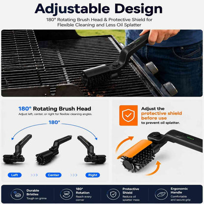 The Ultimate 2-in-1 Power Scrubber: Effortless Cleaning from Kitchen to BBQ