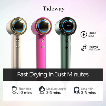 Ultra-Fast High-Speed Ionic Hair Dryer with Smart Heat Protection for Frizz-Free Shine
