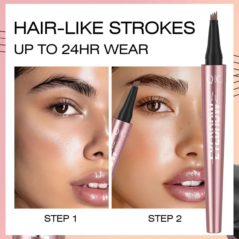 Get Natural Microbladed Brows in Seconds with 4-Tip Eyebrow Pen