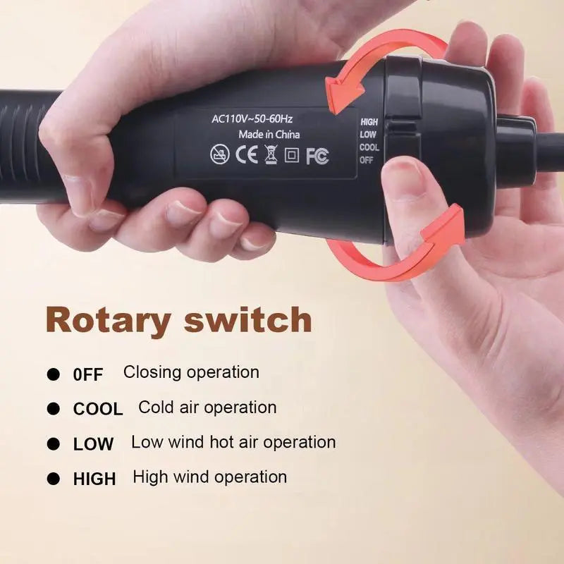 One-Step Hair Dryer Brush & Straightener Styler