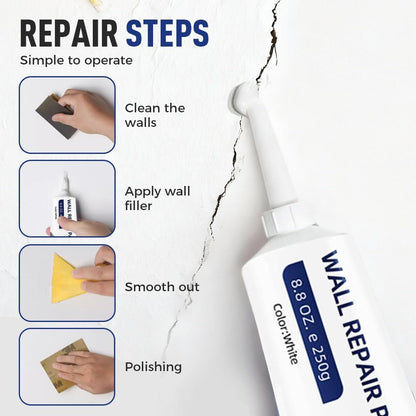 Fast Wall Repair Kit with Precision Scraper