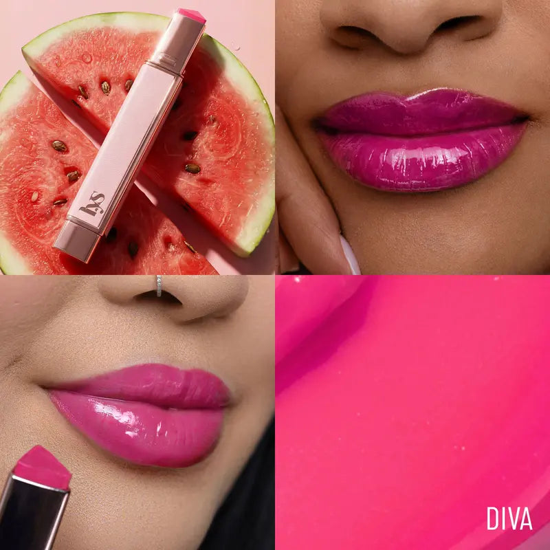 High-Shine Plumping Tinted Lip Balm for 24H Intense Moisture & Glossy Finish