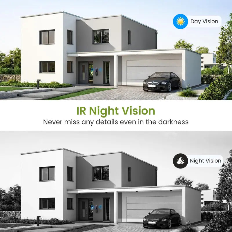 See, Hear & Protect Your Front Door from Anywhere with 1080P Smart AI Video Doorbell