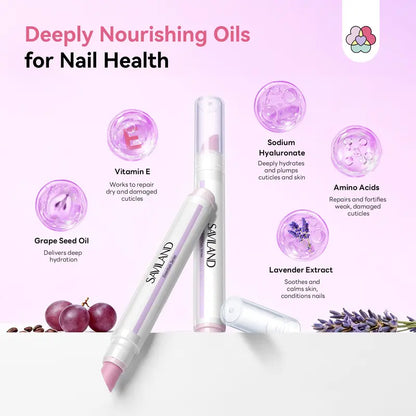 2-in-1 Precision Quartz Cuticle Remover & Nourishing Oil Pen