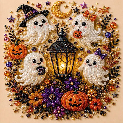 DIY 5D Halloween Diamond Painting Kits — Full Drill Crystal Art for Adults