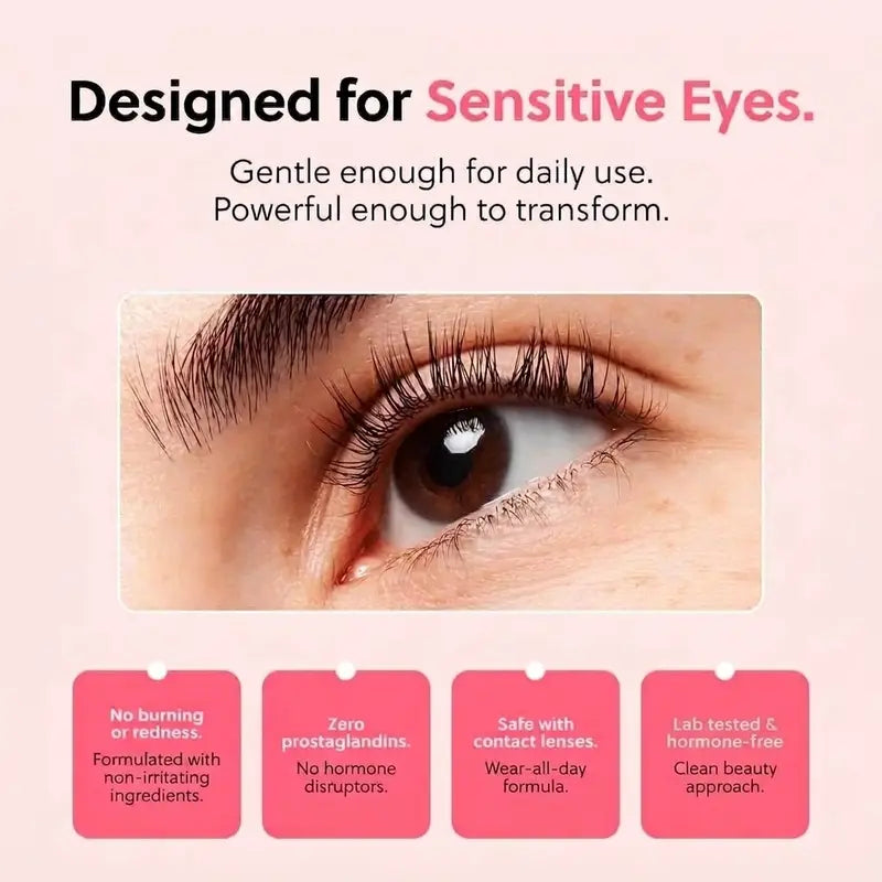Natural Peptide Eyelash Enhancing Serum for Longer Fuller Lashes