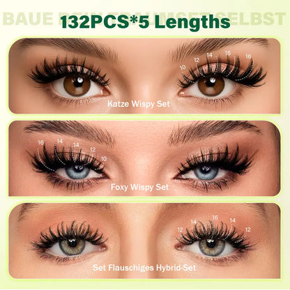Salon-Quality DIY Lash Extension Kit with Bond, Seal & Remover
