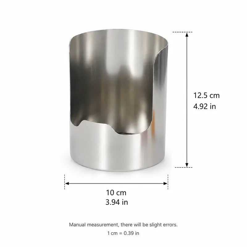 Heavy-Duty Stainless Steel Utensil Holder – Open Front Access