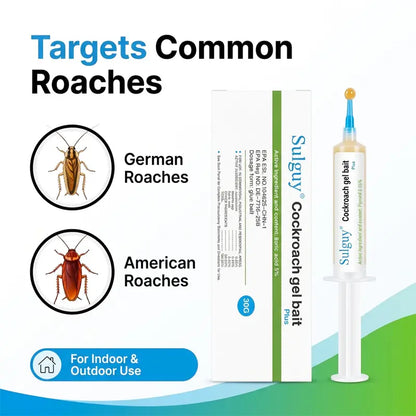 Fast-Acting Cockroach Gel Bait for Total Nest Elimination