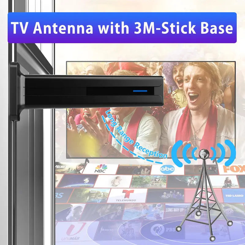 4K Ultra-HD Long Range Indoor Digital TV Antenna