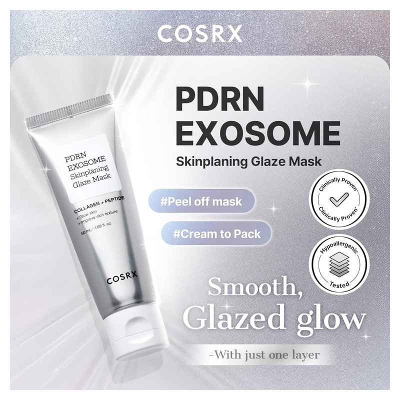 Instant Glass Skin Peel-Off Glaze Mask for Deep Elasticity & Radiance