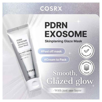 Instant Glass Skin Peel-Off Glaze Mask for Deep Elasticity & Radiance