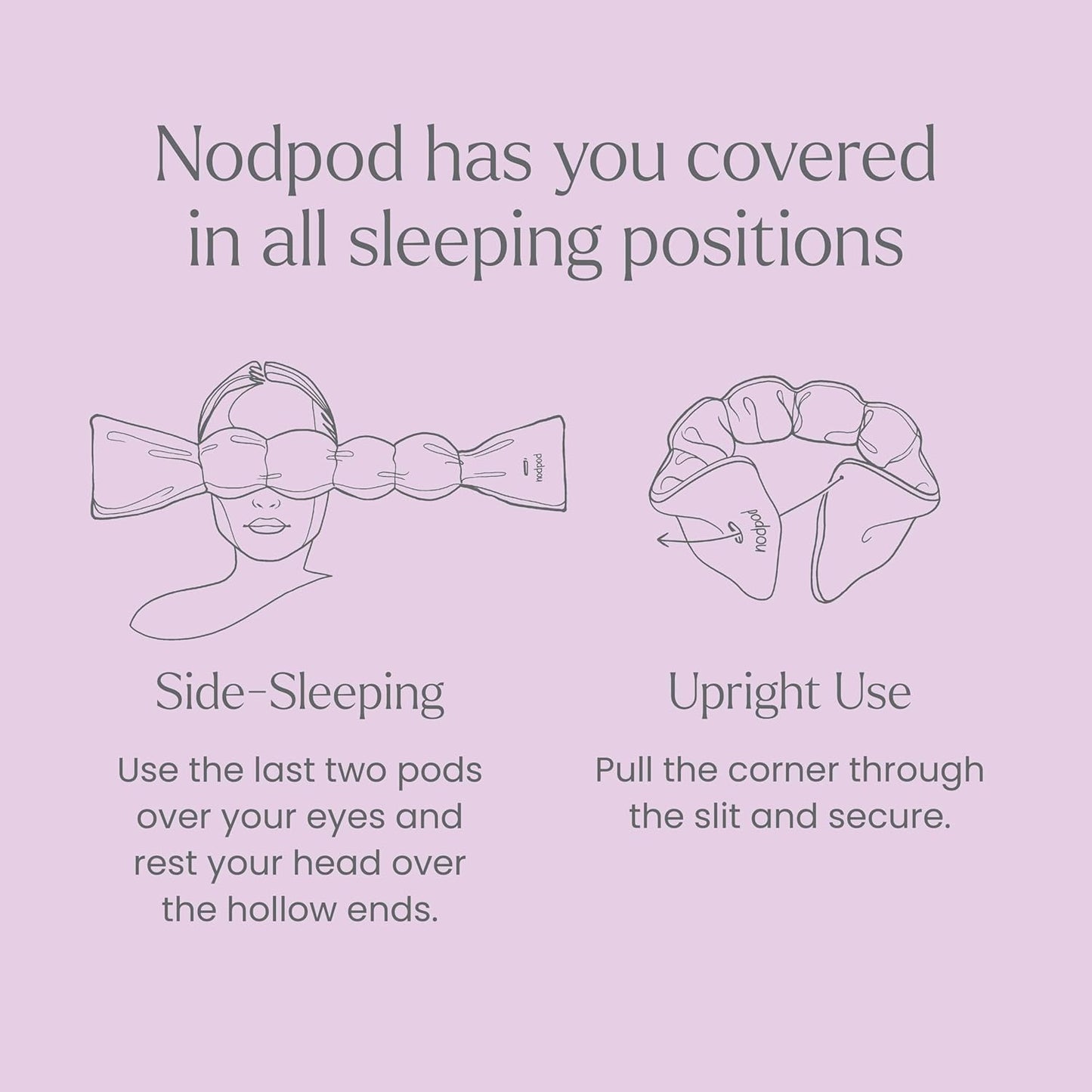Weighted Sleep Mask - Strap-Free Gentle Pressure For Deeper, Faster Sleep