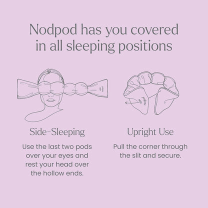 Weighted Sleep Mask - Strap-Free Gentle Pressure For Deeper, Faster Sleep