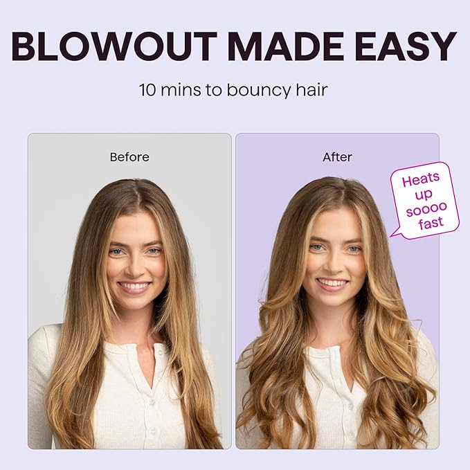 Salon-Quality Thermal Blowout Brush for Instant Volume & Frizz-Free Shine