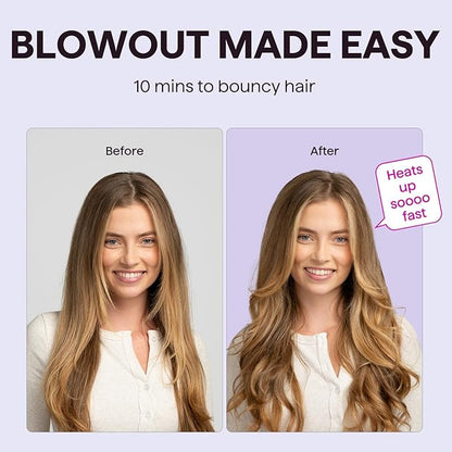 Salon-Quality Thermal Blowout Brush for Instant Volume & Frizz-Free Shine