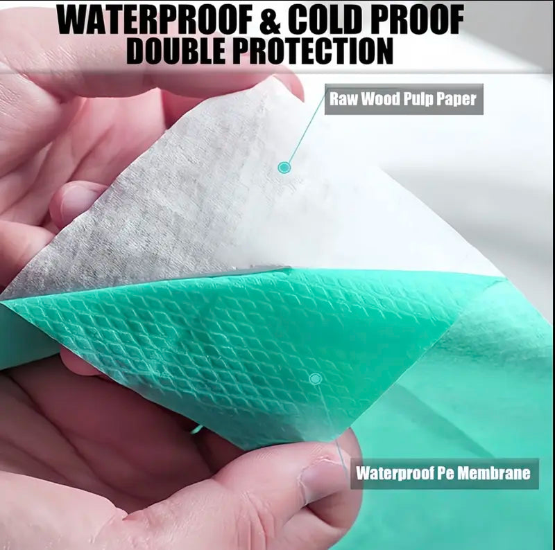 Extra-Thick Waterproof Disposable Toilet Seat Covers - Full Coverage Hygienic Shield for Travel & Public Restrooms