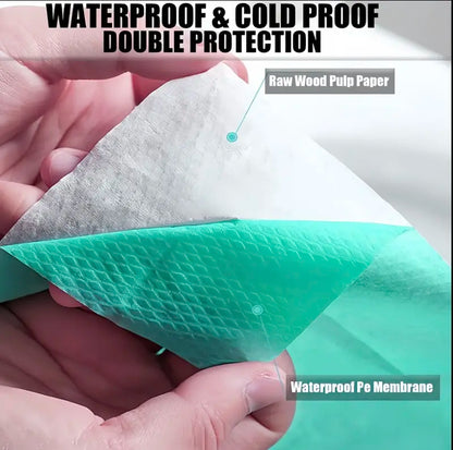 Extra-Thick Waterproof Disposable Toilet Seat Covers - Full Coverage Hygienic Shield for Travel & Public Restrooms