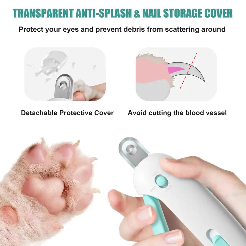 Safe, Stress-Free Pet Nail Trimming With Adjustable Precision Guard