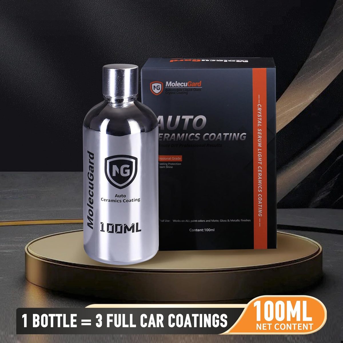Ultra Hydrophobic Auto Ceramics Coating Spray - High Gloss & Long Lasting Paint Protection