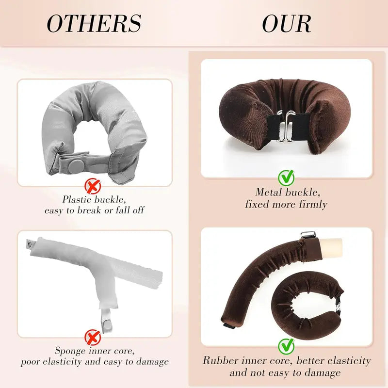Effortless Heatless Curls & Satin Hair Protection Overnight