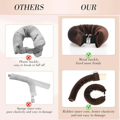 Effortless Heatless Curls & Satin Hair Protection Overnight