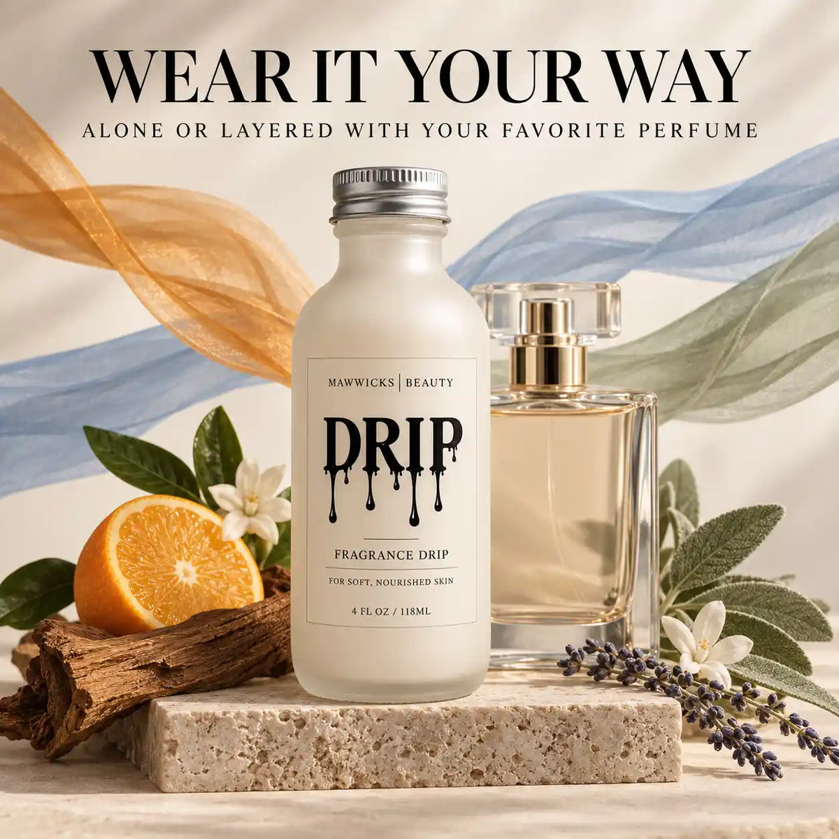 Daily Fragrance Drip – All-Day Scent & Nourished Skin
