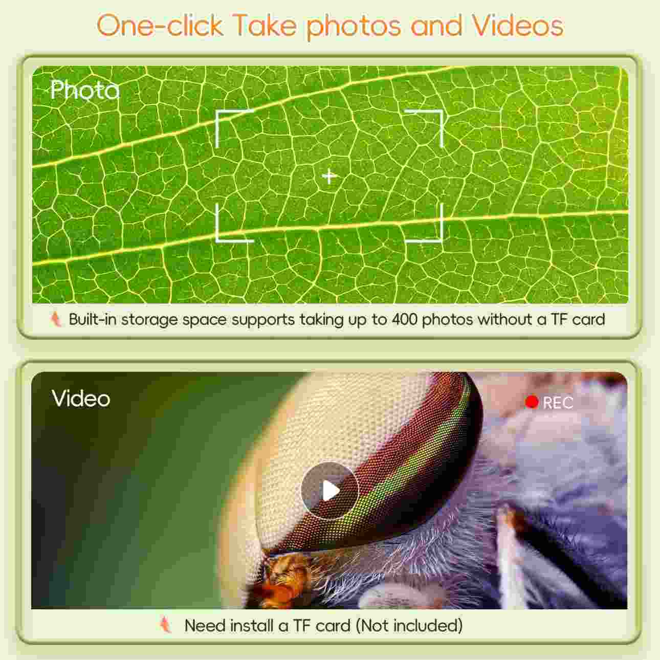 Instant Macro World: 1000X Handheld Digital Microscope With Built-in HD Screen