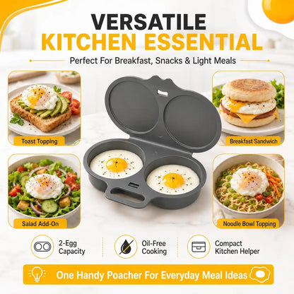 Rapid Microwave Egg Poacher – Perfectly Poached Eggs in 60 Seconds