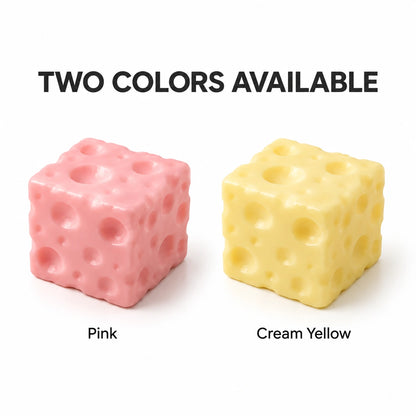 Ultra-Satisfying Moldable Cheese Cube Stress Toy