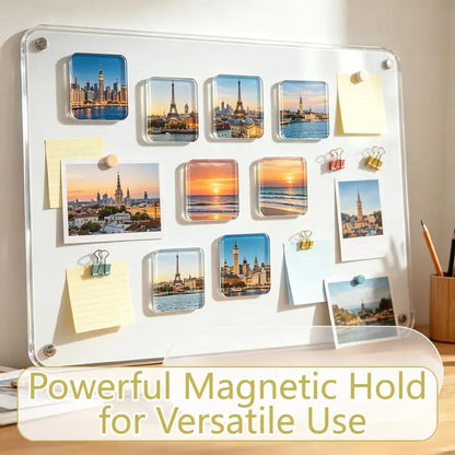Turn Your Memories Into Crystal-Clear DIY Fridge Magnets Instantly