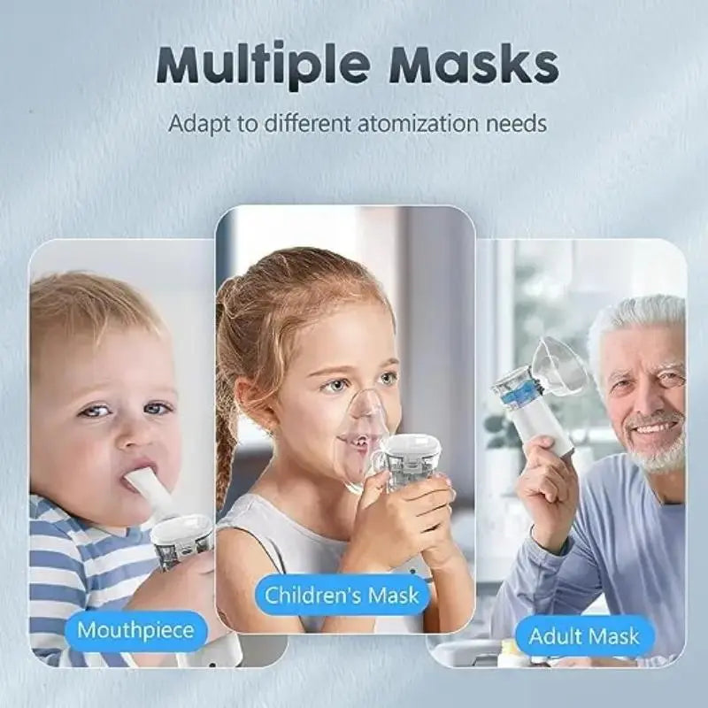 Instant Relief for Every Breath — Quiet, Portable, Micron-Mist Care for Kids & Adults!