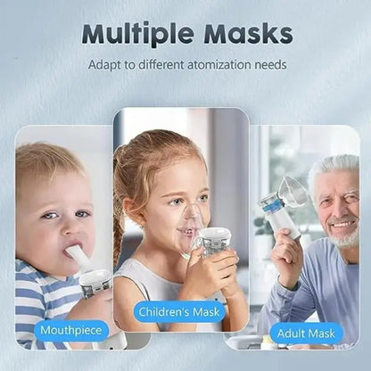Instant Relief for Every Breath — Quiet, Portable, Micron-Mist Care for Kids & Adults!