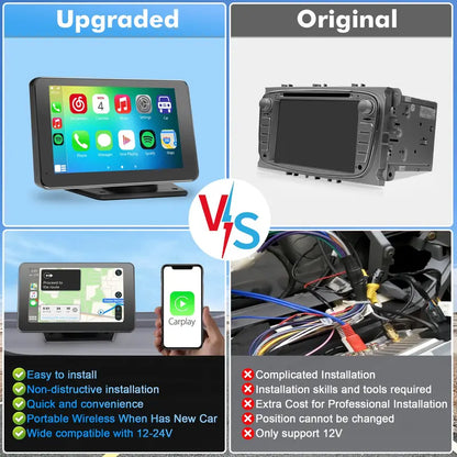 Upgrade Any Vehicle to Wireless CarPlay & HD Navigation in Seconds