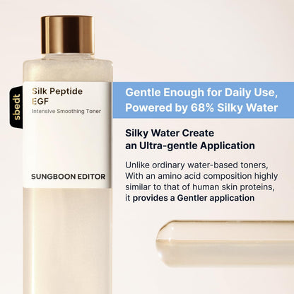 Silk Peptide EGF Intensive Smoothing Toner - Glow & Firm
