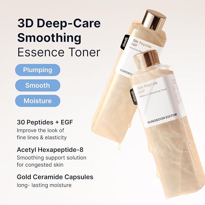 Silk Peptide EGF Intensive Smoothing Toner - Glow & Firm