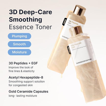 Silk Peptide EGF Intensive Smoothing Toner - Glow & Firm