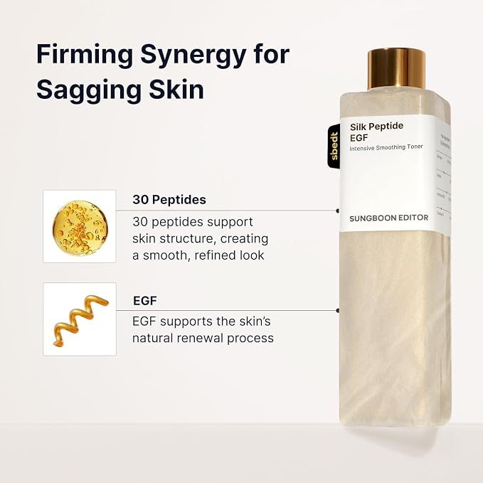 Silk Peptide EGF Intensive Smoothing Toner - Glow & Firm