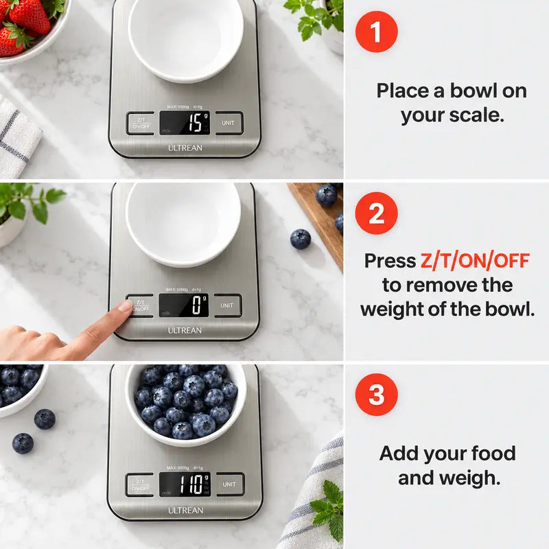 Ultra-Precision Digital Kitchen Food Scale