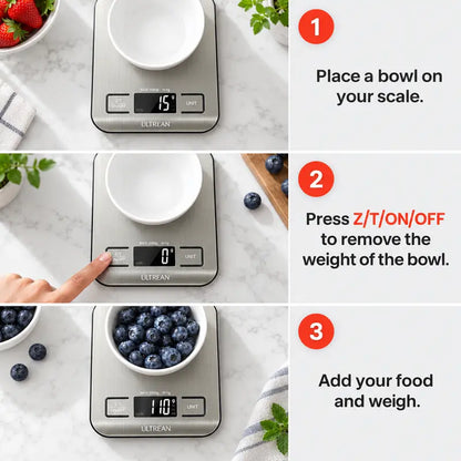 Ultra-Precision Digital Kitchen Food Scale
