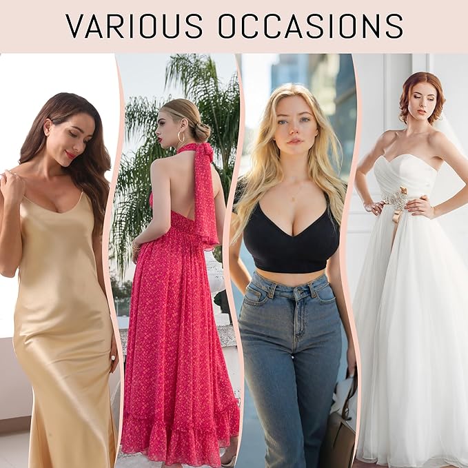 Flaunt Any Outfit with Seamless, Invisible Push-Up Lift Bra!