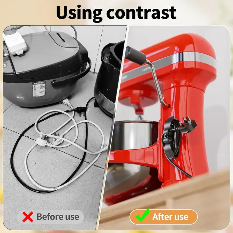 Tangle-Free Kitchen Appliance Cord Organizer Holder